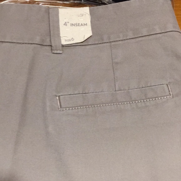 Ann Taylor Loft NWT 6 women’s short 12 inch tan - Picture 5 of 5